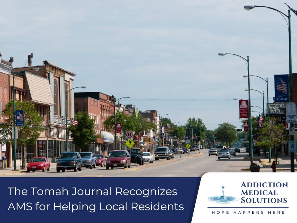 The Tomah Journal recognizes AMS for helping local residents
